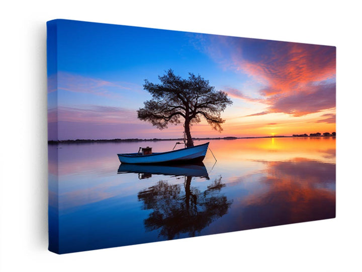 Calm  At Sunset Artwork  canvas Print