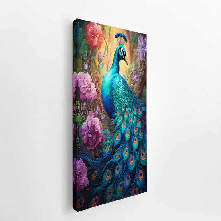 Peacock Poster Print  canvas Print