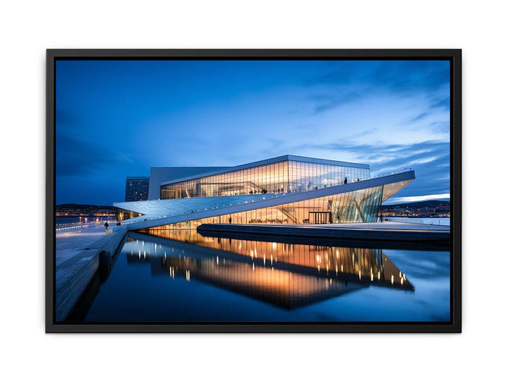 The Norwegian Opera House  canvas Print