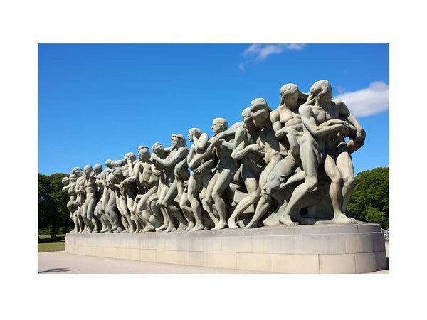 Vigeland Park Olso Painting