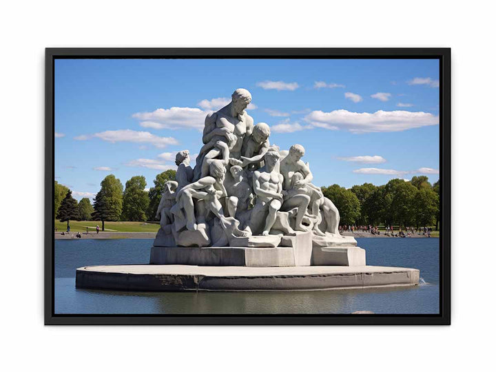 Vigeland Park Olso Artwork  canvas Print