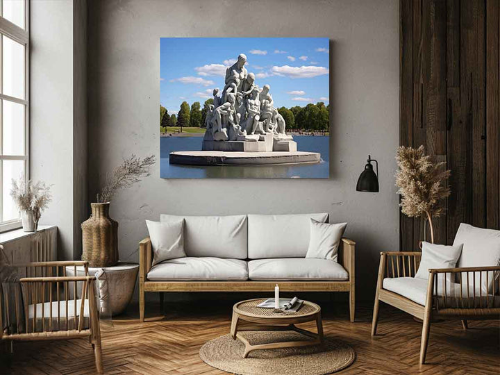 Vigeland Park Olso Artwork Art Print