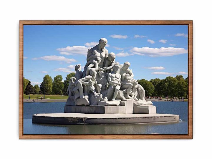 Vigeland Park Olso Artwork  Painting