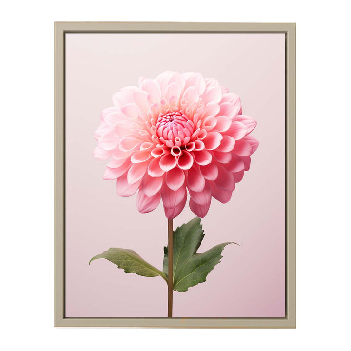 Pink Flower Artwork framed Print