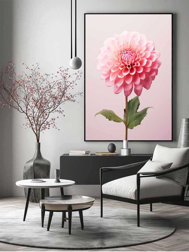 Pink Flower Artwork Art Print