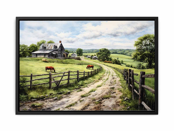 Country Artwork  canvas Print