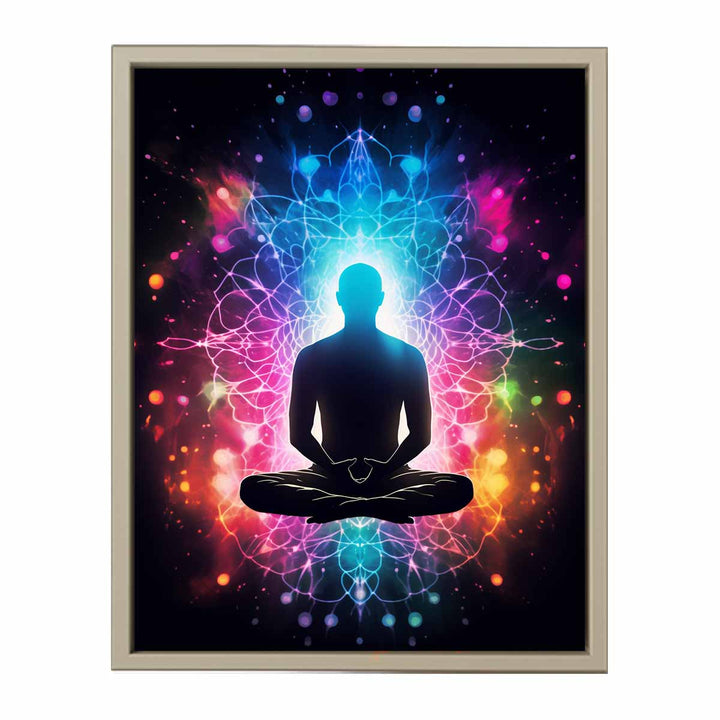 Meditation Artwork framed Print