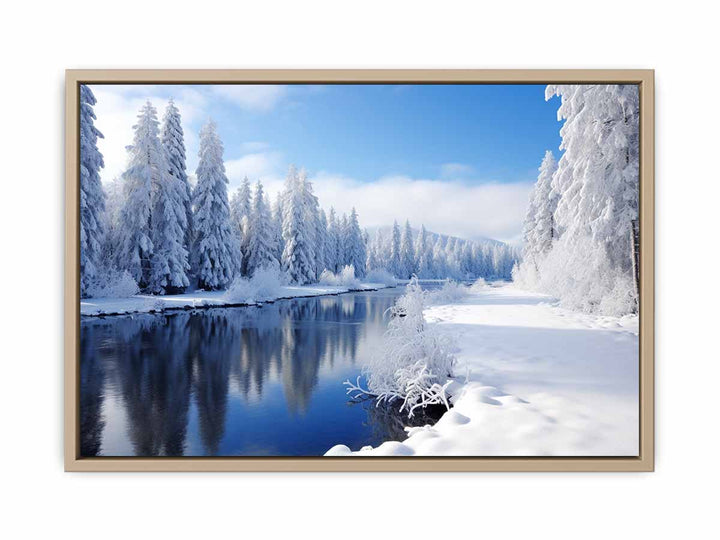 Swis Winter Art framed Print