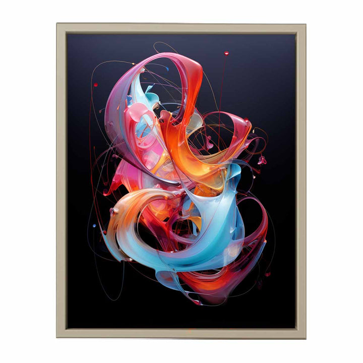 Modern Abstarct Art Print framed Print