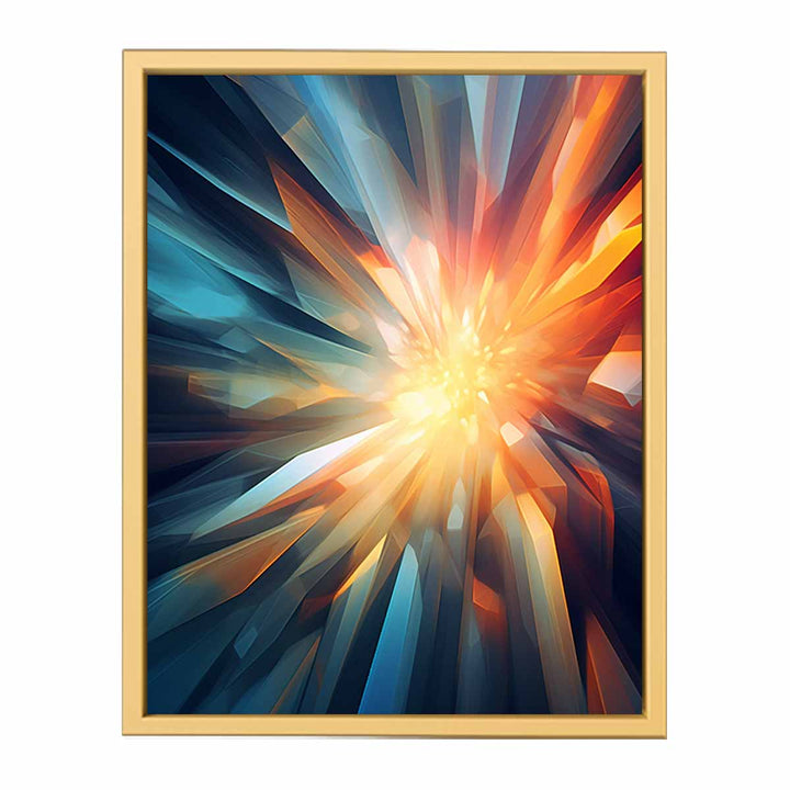 Modern Abstarct Painting framed Print