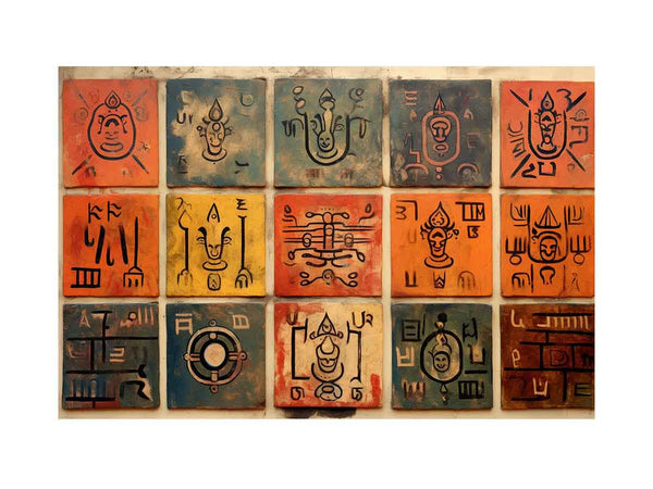 Ancient Script Painting