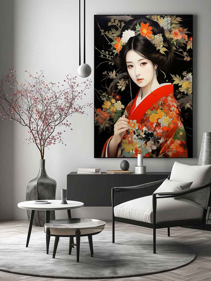 Japanese Beauty Art Print