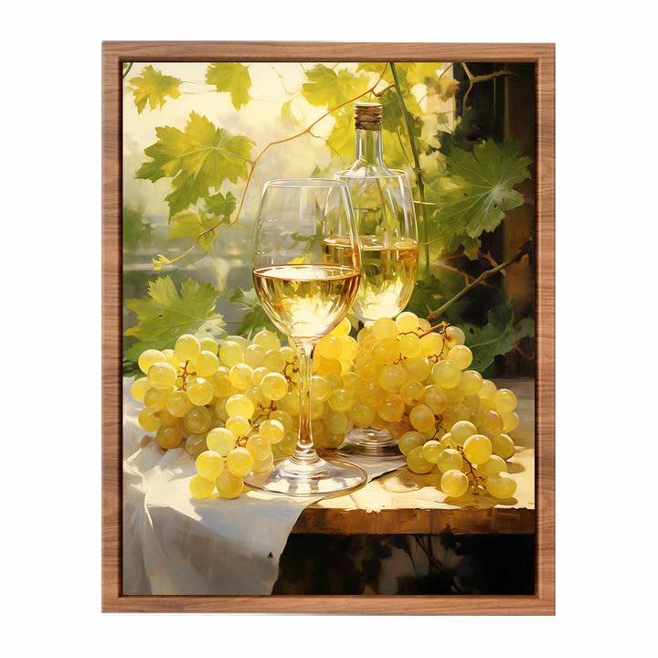 White Wine Painting  