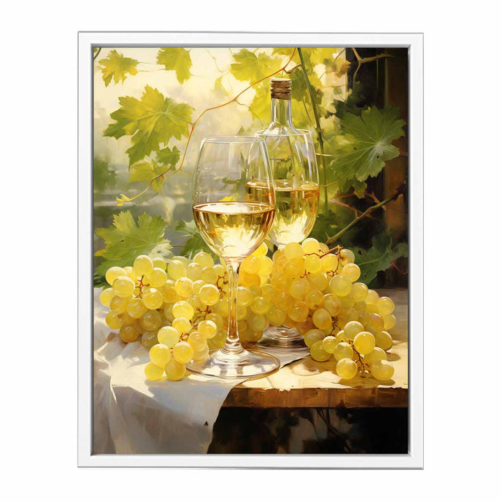 White Wine Painting  