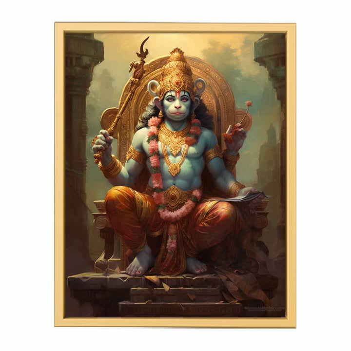 Hanuman Painting framed Print