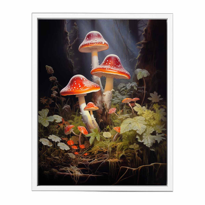 Mushroom Art Print  Painting