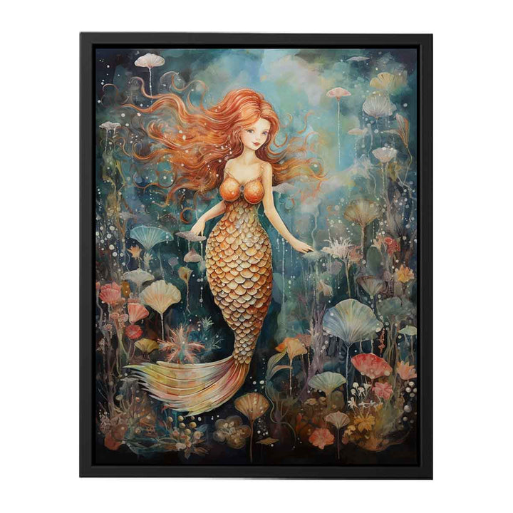 Mermaid Art  canvas Print