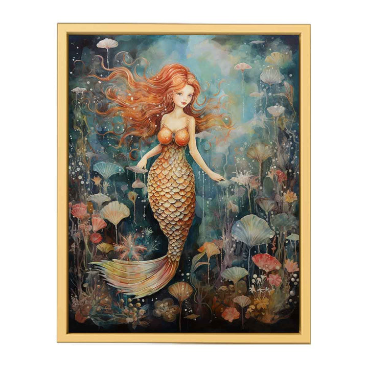 Mermaid Art framed Print