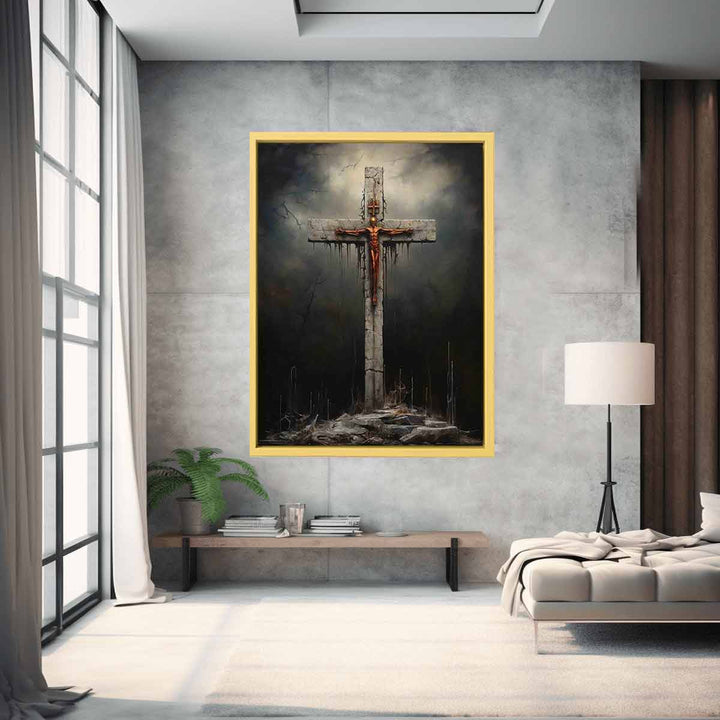 Jesus Cross Art Print