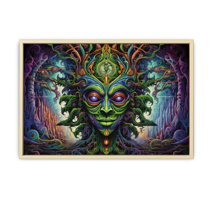 DMT Artwork framed Print