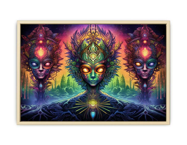 DMT Art Print framed Print