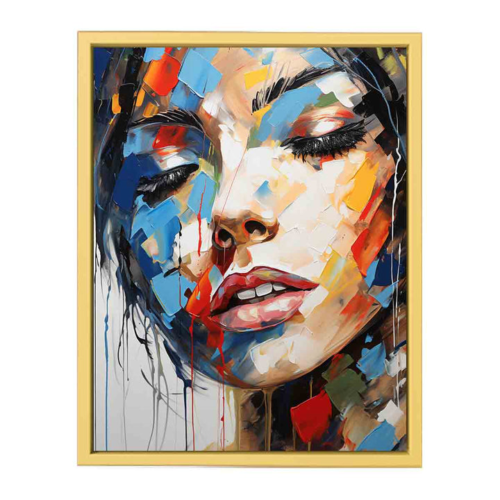 Modern Day Painting framed Print