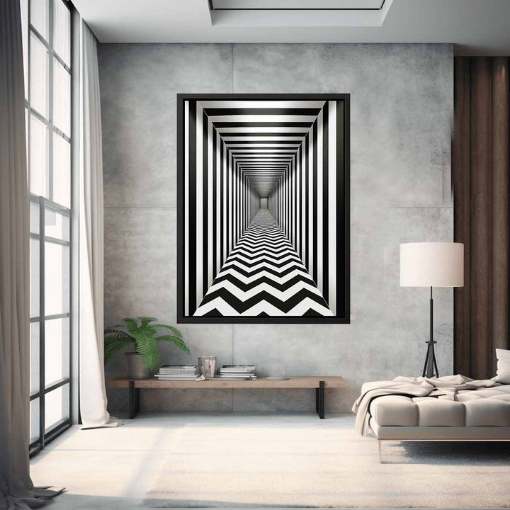 Modern  Art Originals Illusion Art Print