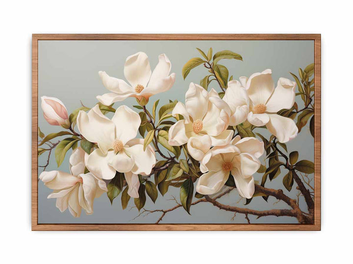 White Flower Art  Painting