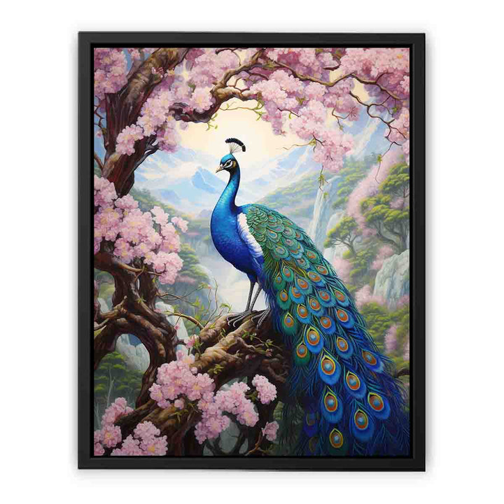 Peacock Art Print  canvas Print