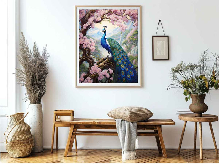 Peacock Art Print 