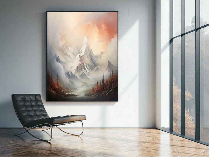 White Mountian Art Print