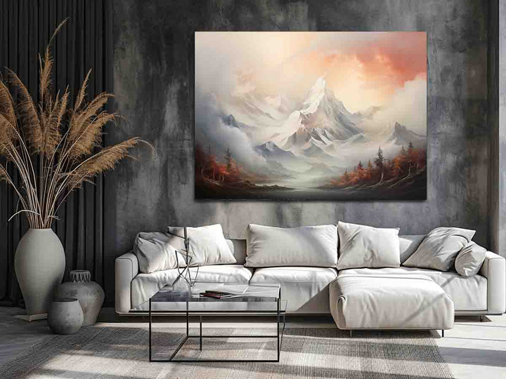 White Mountian Art Print