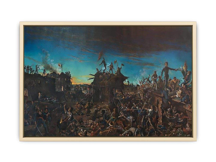 Dawn at the Alamo  Art Print