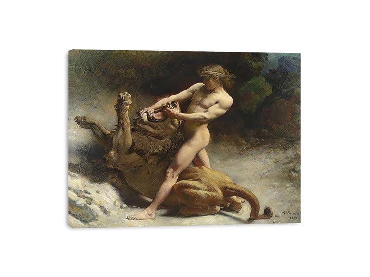 Samson's youth 1891 Canvas Print