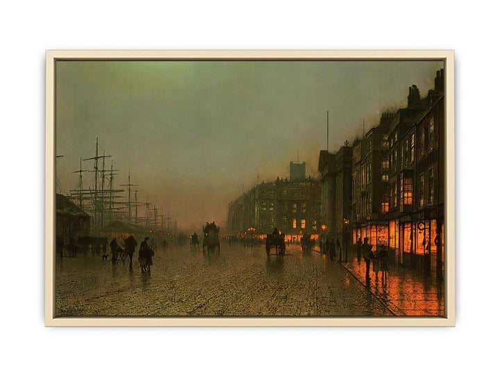 Liverpool from Wapping  Art Print