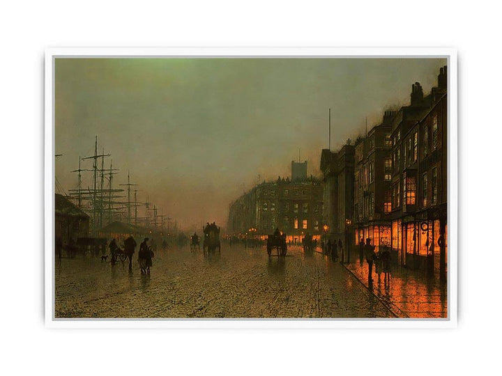 Liverpool from Wapping Framed Print