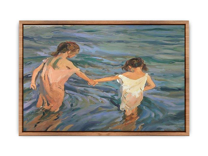 Children in the Sea, 1909  Poster