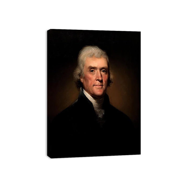 Portrait of Thomas Jefferson Canvas Print