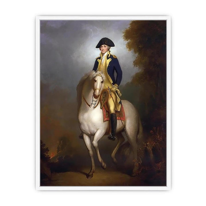 Equestrian Portrait of George Washington Framed Print