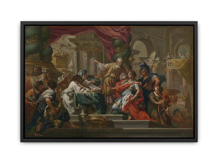 Alexander the Great in the Temple of Jerusalem  Painting