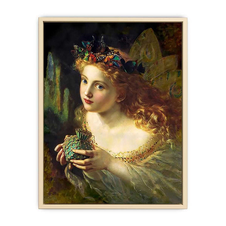 Take the Fair Face of Woman, and Gently Suspending, With Butterflies, Flowers, and Jewels Attending, Thus Your Fairy is Made of Most Beautiful Things', Charles Ede  Art Print