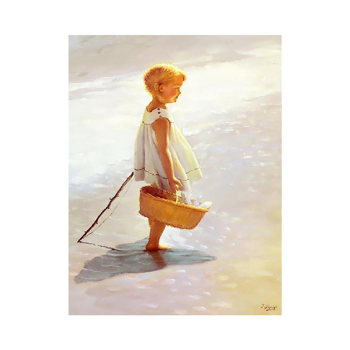 Young Girl On A Beach
