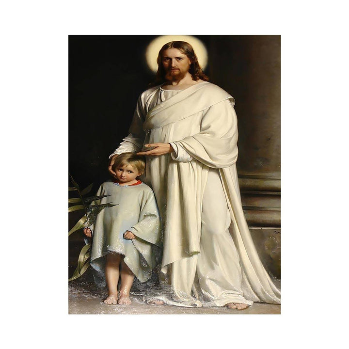 Christ and a Boy
