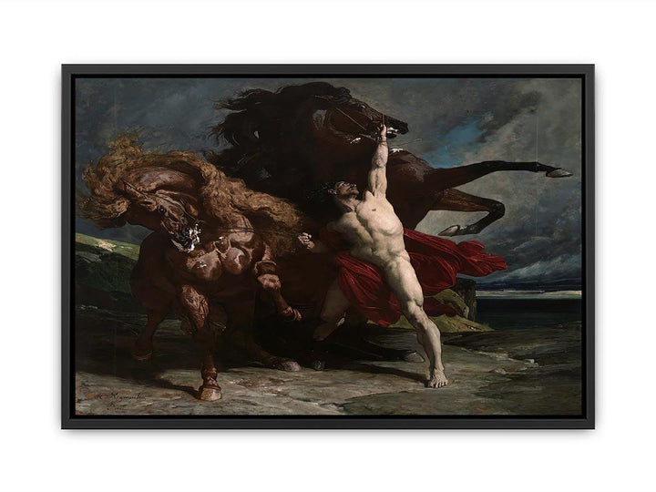 Automedon with the horse of Achilles 1868  Painting