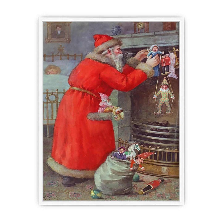 Father Christmas Framed Print