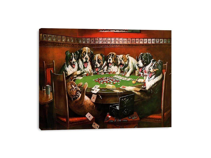 Poker Sympathy Canvas Print