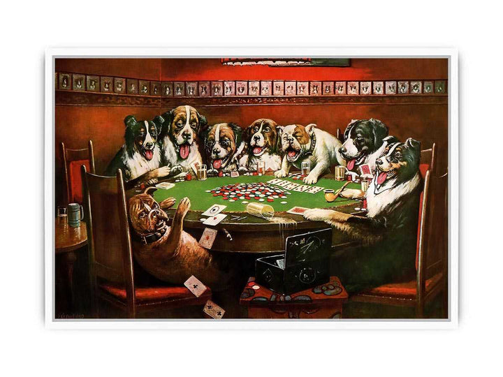 Poker Sympathy Framed Print