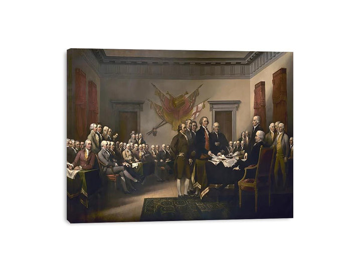 The Declaration of Independence Canvas Print