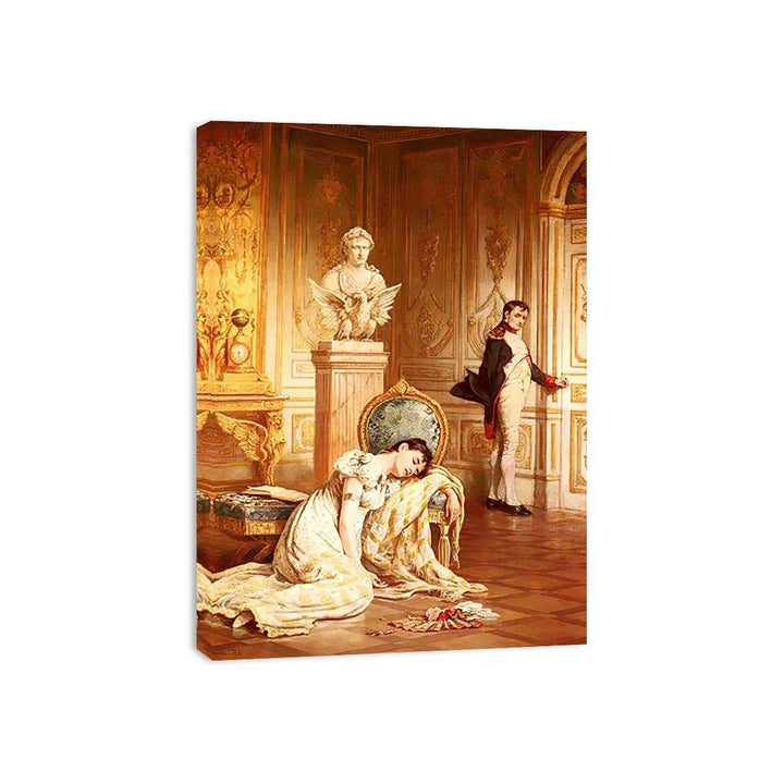 Napoleon's Farewell To Josephine (or My Destiny And France Demand It) Canvas Print