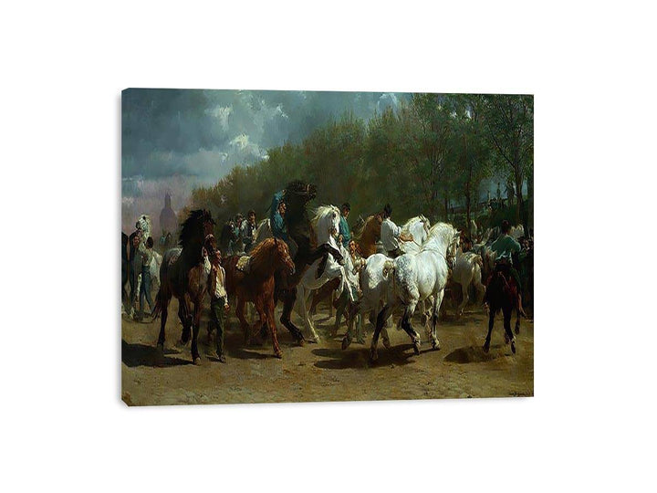 The Horse Fair Canvas Print